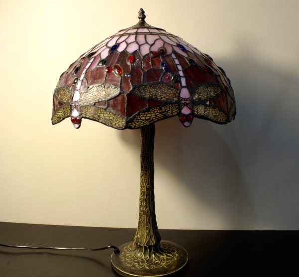 STAND GLASS LAMP